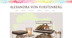 Desktop Screenshot of alexandravonfurstenberg.com